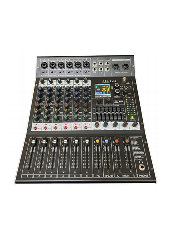 JONSHLONG/ 爵士龍8路調(diào)音臺(tái)EM-8